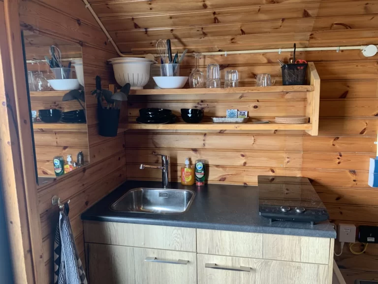 Küche - Lodge 2 Personen - Waterherberg es Beaken